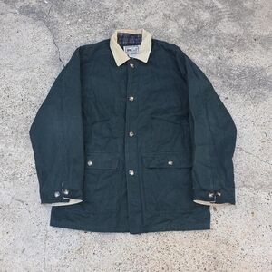 Vintage County Seat Rugged Wear Barn Jacket Size Large 90s Chore Green